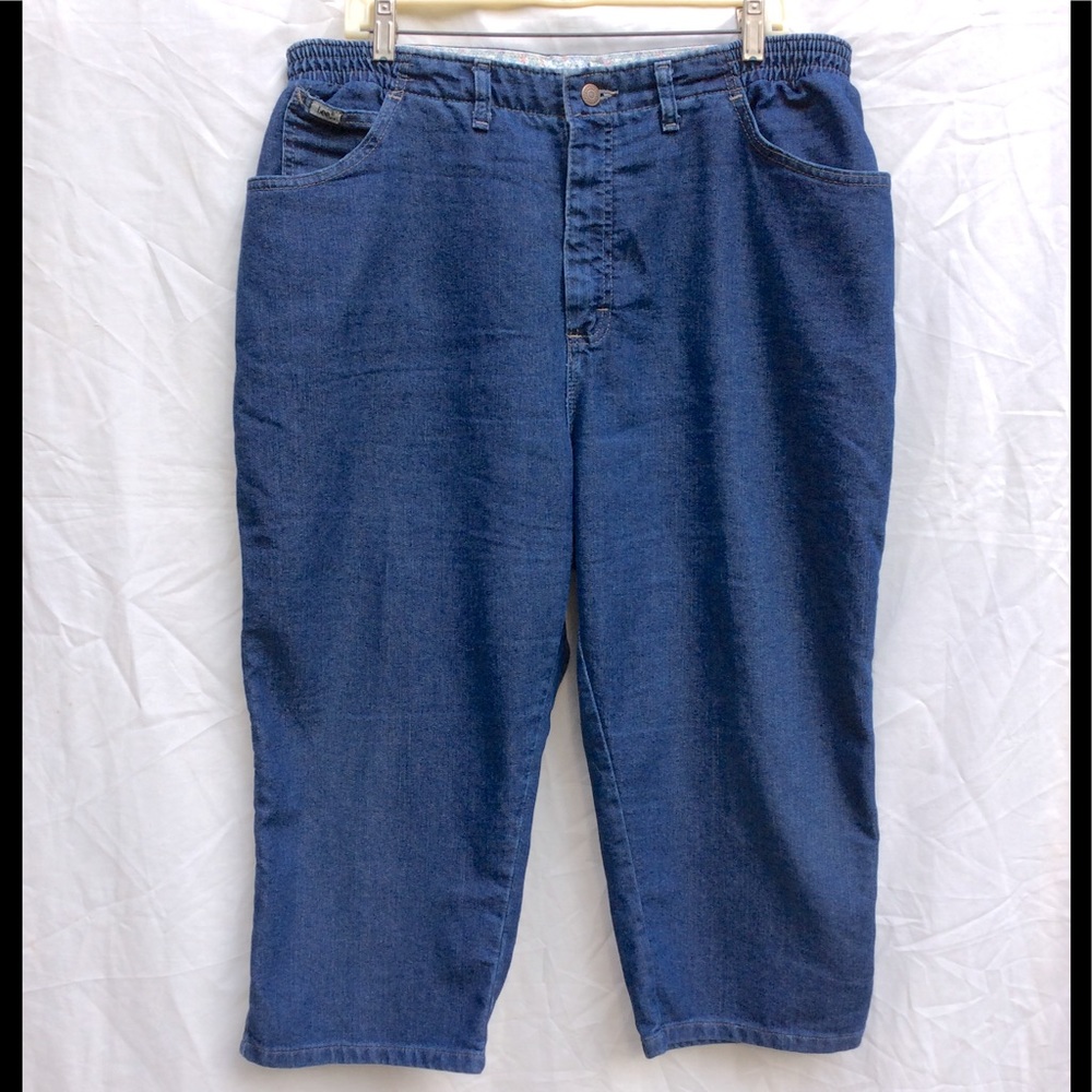 Lee At The Waist 20W Med Capri Pedal Pusher Jeans